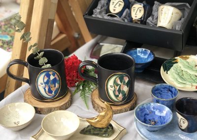 Blue Flame ceramics